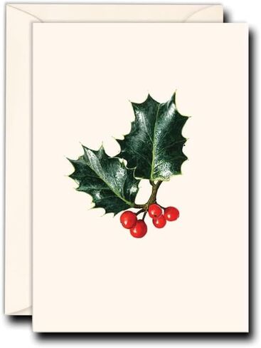Earth Sky + Water - English Holly Notecard Set - 8 Blank Cards with Envelopes in Saudi Arabia