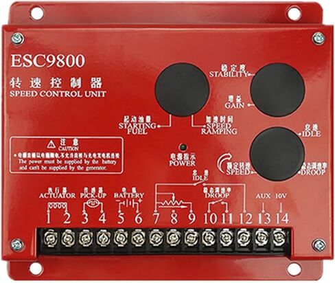 مولد ESC9800 سرعة تحكم منظم سرعة إلكتروني 12V24V الاستشعار المحرك الكهرومغناطيسي (ESC9800-12V) in Saudi Arabia