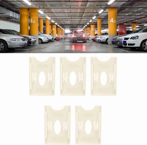 Dioche 5 Pcs IC Card Holder Windshield Card Display Card for Garage, & Vehicle Access (with Suction Cup) in Saudi Arabia
