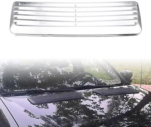 Silver Universal Car Decorative Air Intake Scoop Turbo Bonnet Vent Cover Hood in Saudi Arabia