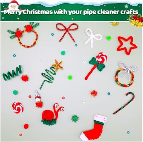 Glitter Plush Hose Cleaners,Glitter-Colored Pipe Cleaners,Craft Supplies,Arts and Crafts in Saudi Arabia