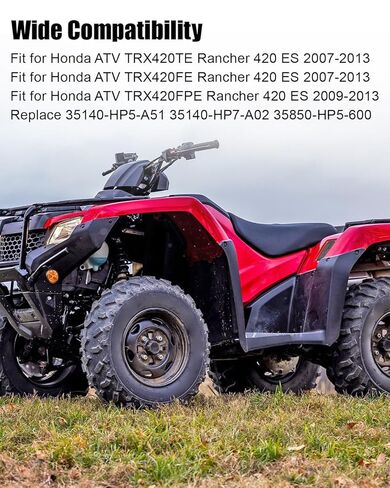 المقود الأيسر بدء إيقاف التحول التبديل صالح لهوندا ATV TRX420TE TRX420FE TRX420FPE 420 ES 2007-2013، مفتاح التحول الكهربائي مقبض رافعة استبدال 35140-HP5-A51 35140-HP5-A11 35200-HP5-601 in Kuwait