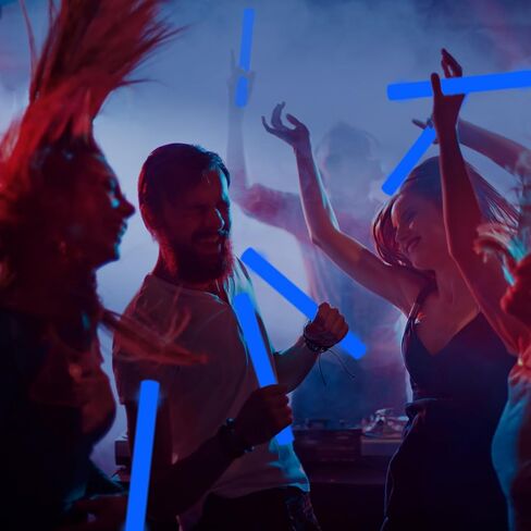 عصا إسفنجية متوهجة، 36 قطعة من أعواد إضاءة LED العملاقة الحمراء وامضة عصا باتون المتوهجة لوازم الحفلات لحفلات الزفاف، والحفلات الموسيقية، وأعياد الميلاد، والكريسماس، والهالوين، والأحداث الرياضية in Saudi Arabia