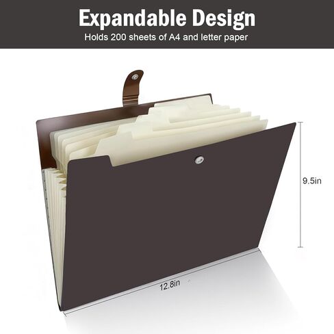 توسيع مجلد ملف المنظم، حجم الرسالة قابلة للتوسيع 8 جيوب توسيع منظم مجلدات ملف الأكورديون مع تسميات A4 منظم المستندات الورقية للوازم المكتب المنزلي والمدرسة in Kuwait
