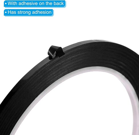 1/8" Whiteboard Tape, 5 Pack Thin Dry Erase Tape for Graphic Chart Marking DIY Art, Black in Saudi Arabia