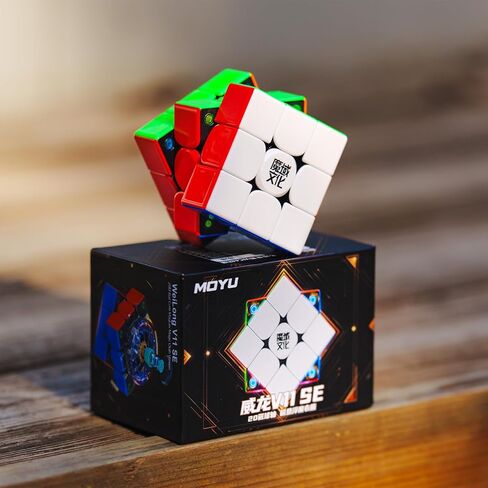 Moyu Weilong V11 2025 Ball-Core UV Speed ​​Speed ​​Cube 3x3 Moyu Cube Puzzle Cube Professional Maglev Magnetic Master Cube (Maglev Ball Core Person in Kuwait