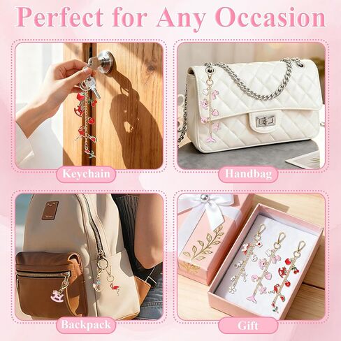 ZOYVUX 636Pcs Lip Gloss Charms Keychain Kit, DIY Bag Charm Kit with 178 Charms, 45 Keychain Hooks, 60 Extender Chains, Jump Rings and Jewelry Plier | Gifts for DIY Craft and Jewelry Making in Saudi Arabia