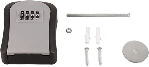 Combination Lock Box, Key Storage Lock Box with High Security, 10000 Combinations, for Indoor and Outdoor Use in Saudi Arabia