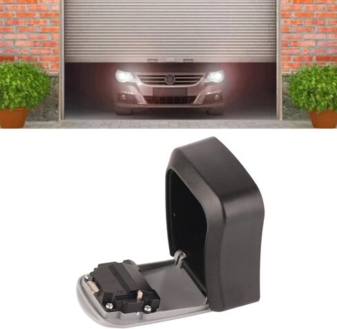 Combination Lock Box, Key Storage Lock Box with High Security, 10000 Combinations, for Indoor and Outdoor Use in Saudi Arabia