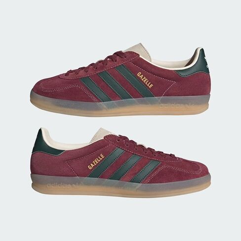 حذاء كرة قدم Adidas Gazelle Indoor Samba لكرة القدم، سهل البرتقالي/النعناع الشفاف/الصمغ، مقاس 4.5 in Saudi Arabia