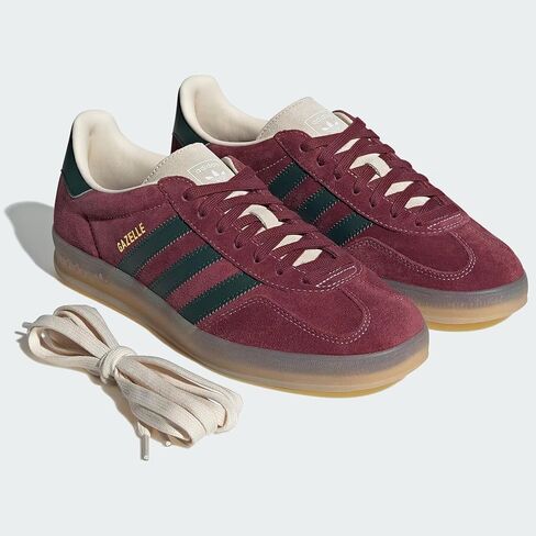 حذاء كرة قدم Adidas Gazelle Indoor Samba لكرة القدم، سهل البرتقالي/النعناع الشفاف/الصمغ، مقاس 4.5 in Saudi Arabia