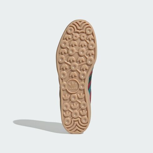 حذاء كرة قدم Adidas Gazelle Indoor Samba لكرة القدم، سهل البرتقالي/النعناع الشفاف/الصمغ، مقاس 4.5 in Saudi Arabia