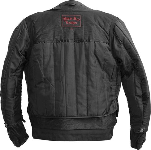 Mens Motorcycle Leather Riding Jacket | Leather Motorcycle Biker Jacket Men (2XL) in Saudi Arabia