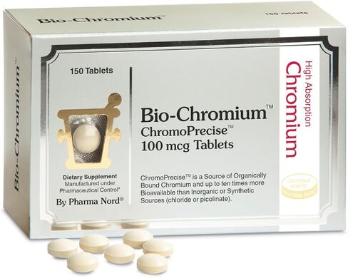 كروميوم حيوي 100 ميكروجرام | امتصاص أفضل 10 مرات | مكمل الكروم العضوي ChromoPrecise | المصنعة للمعايير الصيدلانية in Kuwait