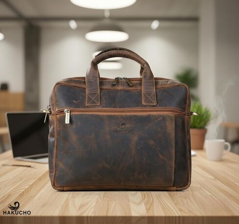 Laptop Bag 16 Inch : The Vintage Leather Collection in Saudi Arabia