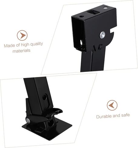 Cabilock 2 قطعة دعم العربة مثبت جاك للمقطورة Rv مقطورة دعم جاك الثقيلة تحمل الحمل أداة صيانة السيارة العملية وتوفير العمالة in Kuwait
