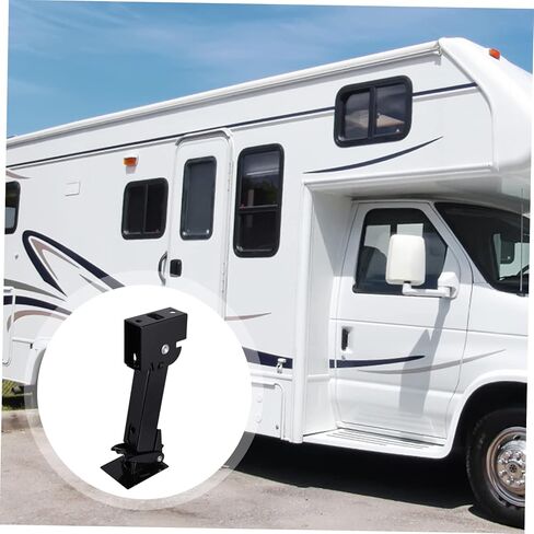 Cabilock 2Pcs Heavy Duty Trailer Support Stand Steel Stabilizer Jack for Rv Trailer Maintenance Tool Reduces Repair Effort in Saudi Arabia