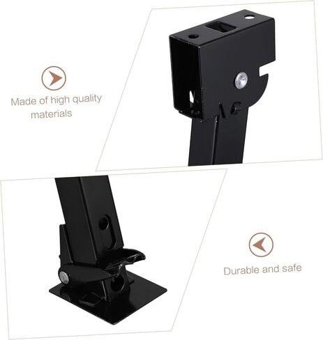 Cabilock 2Pcs Heavy Duty Trailer Support Stand Steel Stabilizer Jack for Rv Trailer Maintenance Tool Reduces Repair Effort in Saudi Arabia