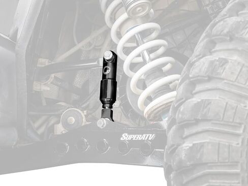 SuperATV Sway Bar Shock لـ 2018-2021 Polaris RZR XP Turbo S | مصنوع من الفولاذ 4140 | ملفات ممتصة للصدمات تمنحك قيادة أكثر سلاسة | يناسب أذرع OEM وأذرع ما بعد البيع in Kuwait