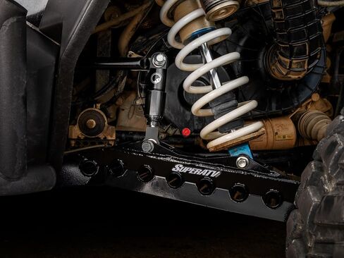 SuperATV Sway Bar Shock لـ 2018-2021 Polaris RZR XP Turbo S | مصنوع من الفولاذ 4140 | ملفات ممتصة للصدمات تمنحك قيادة أكثر سلاسة | يناسب أذرع OEM وأذرع ما بعد البيع in Kuwait