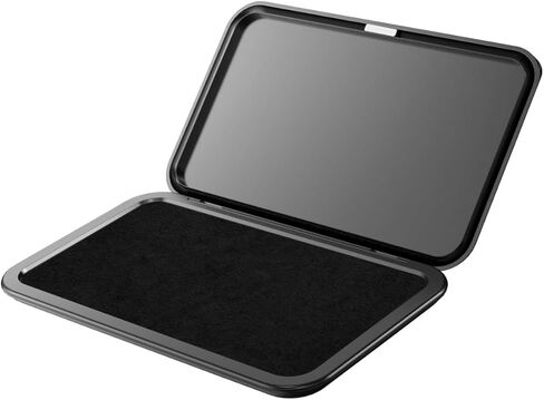 Fingerprint Ink Pad – Ultra-Black Quick-Dry Washable Ink, Flawless 10,000+ Fingerprints Crisp Impressions, Non-Toxic & Easy Cleanup – Large 6.2" Pad for Banks, Schools, Legal & Law Enforcement Use in Saudi Arabia