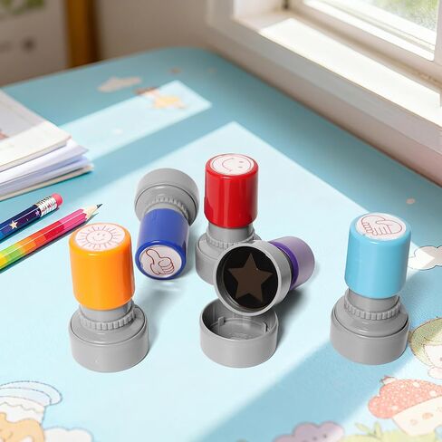 Teacher Must-Haves Fun Self-Inking Teacher Stamps, Stamps for Office, Reward Stamps for Grading Papers in Saudi Arabia
