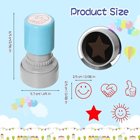 Teacher Must-Haves Fun Self-Inking Teacher Stamps, Stamps for Office, Reward Stamps for Grading Papers in Saudi Arabia