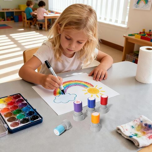 Teacher Must-Haves Fun Self-Inking Teacher Stamps, Stamps for Office, Reward Stamps for Grading Papers in Saudi Arabia