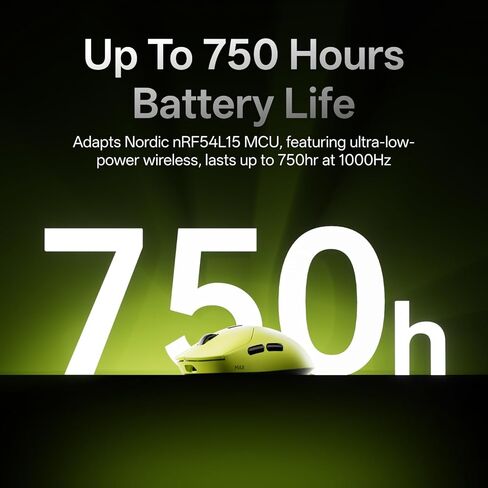ماوس الألعاب اللاسلكي Rapoo VT2 MAX، معدل الاقتراع اللاسلكي الحقيقي 8K، خفيف الوزن 53 جرام، بطارية تصل إلى 500 ساعة، Nordic nRF54L15 MCU، 120 مليون مفتاح بصري، 10 أزرار قابلة للبرمجة، تمكين ماكرو in Kuwait