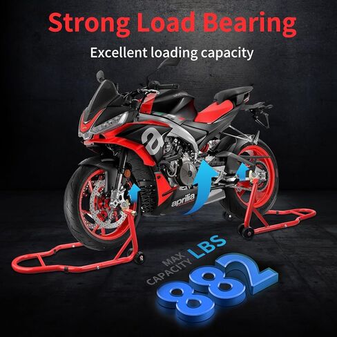 ‌FurnishGlory ‌Motorcycle Stand Front‌ & ‌Motorcycle Lift‌ Combo 882LBS ‌Motorcycle Jack‌ - Universal Fit for Sport/Dirt Bikes (Yamaha/Honda/Kawasaki), Garage/Home/Driveway Use by Mechanics/Riders in Saudi Arabia