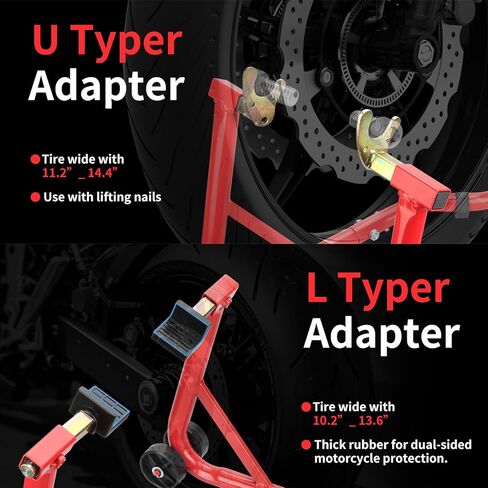 ‌FurnishGlory ‌Motorcycle Stand Front‌ & ‌Motorcycle Lift‌ Combo 882LBS ‌Motorcycle Jack‌ - Universal Fit for Sport/Dirt Bikes (Yamaha/Honda/Kawasaki), Garage/Home/Driveway Use by Mechanics/Riders in Saudi Arabia