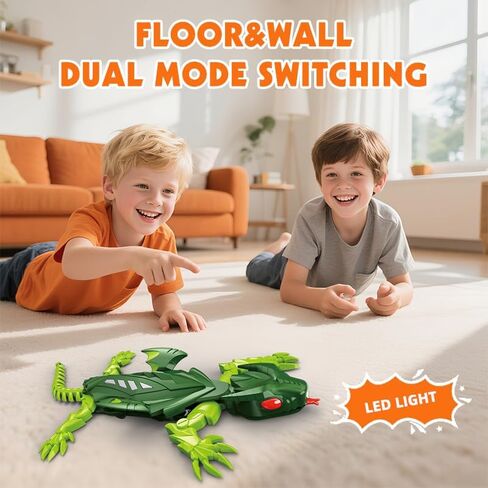 Wall Crawler Lizard, Rechargeable Remote Control Robot Kids Toys, Climbs up Walls, RC Robot Toys for Boys & Girls Ages 8 & Up Green in Saudi Arabia