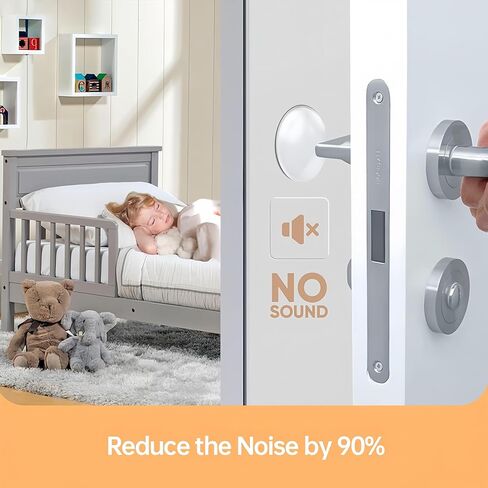 Wall Protectors from Door Knobs, 6 Pieces of Clear Rubber Door Knob Cushion, Round Wall Shield Cushion, Quiet Wall Protector for Door Handle,Durable, Shock in Saudi Arabia