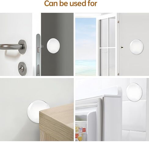 Wall Protectors from Door Knobs, 6 Pieces of Clear Rubber Door Knob Cushion, Round Wall Shield Cushion, Quiet Wall Protector for Door Handle,Durable, Shock in Saudi Arabia