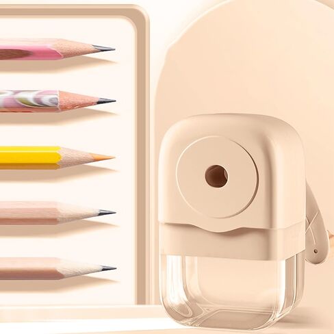 Pencil Sharpener Manual Sharpener with Handle Stationery Supplies Portable Suitable for Office Home,Pink in Saudi Arabia