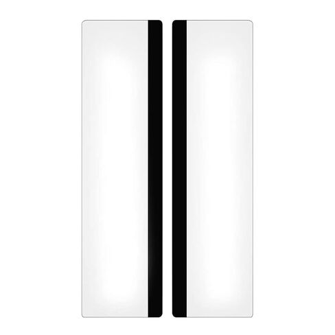 Computer Monitor Memo Board for No Edge Monitors Monitor Sticky Note Holde Home Office Desk(Transparent) in Saudi Arabia