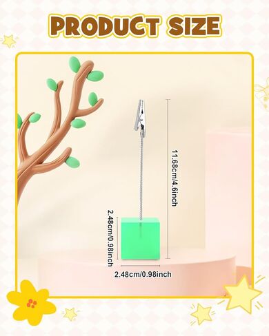 eZAKKA Table Number Holders,12 pcs Rainbow Colors Photo Clip Stand，Place Card Holders for Table ，Picture Holders for Memo Menu Note，Memory Photo，Table Number Stands for Office Home Wedding Christmas in Kuwait