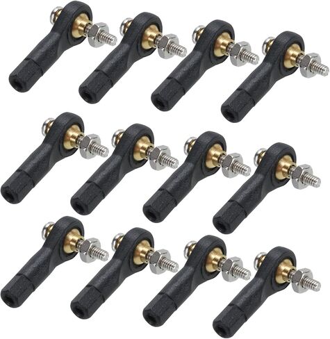 uxcell M2xL19mm Ball Rods End Head Ball Joint Buckle Steering Connecting Tie for RC Model with Screw and Nut 30Pcs in Saudi Arabia