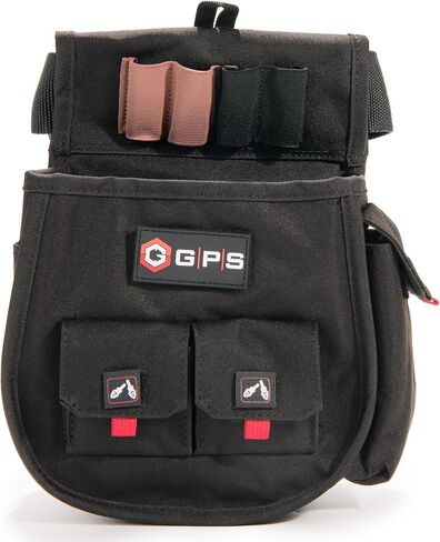 Capcom G. Outdoors Products Deluxe Double Shell Pouch - Rugged Shooting Range Bag with Adjustable Web Belt, Olive in Saudi Arabia