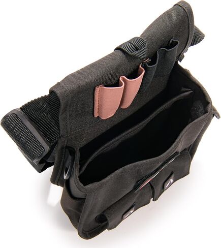 Capcom G. Outdoors Products Deluxe Double Shell Pouch - Rugged Shooting Range Bag with Adjustable Web Belt, Olive in Saudi Arabia