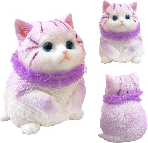 Hand Painted Cat Squishy Toys，Large Ultra Soft Kitty Squeeze Fidget Toy for Stress Relief ,Kawaii Squishies Sticky Animal Toy for Adults Kids,Decompression Sensory Balls for Autism in Saudi Arabia