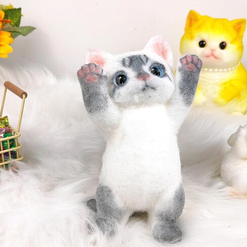 Hand Painted Cat Squishy Toys，Large Ultra Soft Kitty Squeeze Fidget Toy for Stress Relief ,Kawaii Squishies Sticky Animal Toy for Adults Kids,Decompression Sensory Balls for Autism in Saudi Arabia