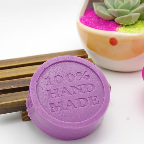 6PCS Mini Soap Mold Round Silicone Mold Cute Soap Mold for DIY Craft Art Soap Making in Saudi Arabia