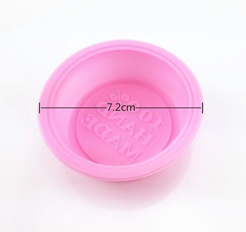 6PCS Mini Soap Mold Round Silicone Mold Cute Soap Mold for DIY Craft Art Soap Making in Saudi Arabia