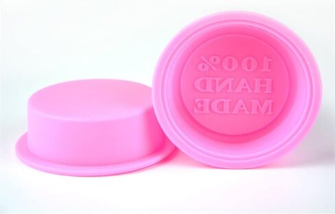 6PCS Mini Soap Mold Round Silicone Mold Cute Soap Mold for DIY Craft Art Soap Making in Saudi Arabia
