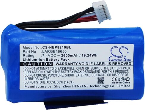 Tingen 2600mAh Battery Replacement for WizarPOS Q2 Wizar Q2 WHB02-2600 (5 pin) (7.4V) in Kuwait