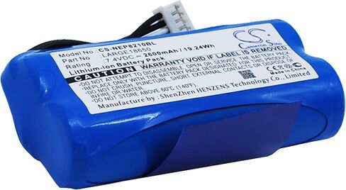 Tingen 2600mAh Battery Replacement for WizarPOS Q2 Wizar Q2 WHB02-2600 (5 pin) (7.4V) in Kuwait