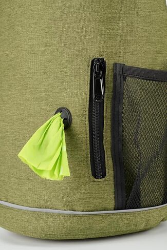 Beuniclo Rolltop Haustier Hundefutter Reiseorganisator Müllsack Spenderfrei zusammenklappbarer Napf Reisen Outdoor Camping 11 Unzen tragbar zusammenklappbar 30 Tassen / 10 lbs große Kapazität (Grau) in Kuwait