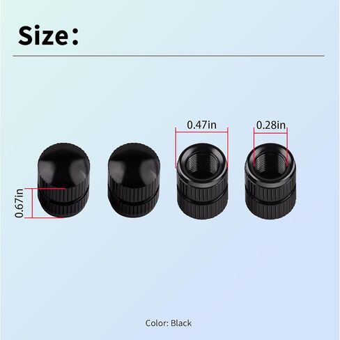 4Pcs Valve Stem Caps Fits for Cars Trucks Motorcycles SUVs and Bikes, Exquisite and Beautiful in Saudi Arabia