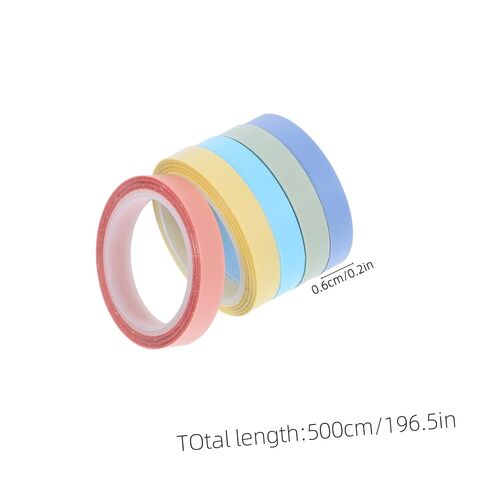 Tofficu 10rolls Transparent Writable Highlighter Tape for Books Removable Sticky Index Tabs Colors for School and Office Use in Saudi Arabia